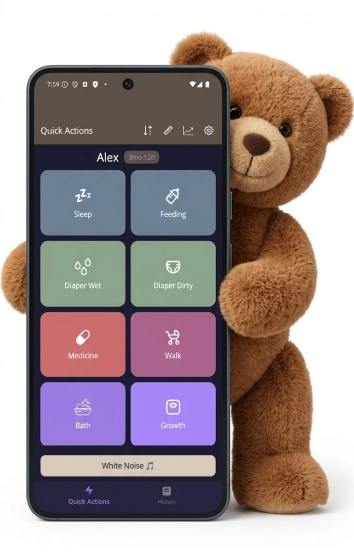 Baby Log & White Noise